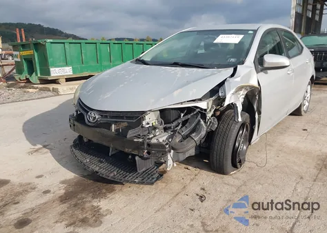 2015 Toyota Corolla Le из США, поврежденный, VIN 2T1BURHE8FC231244